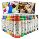 XXL Set 17x 250ml Malfarben Temperafarbe Schulfarben Leinwand Kunst