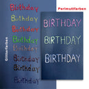 Acryl 3D Liner Glitter Perlmutt 11erSet je 40ml Blob/Dot Painting Malfarben