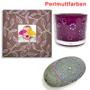 Acryl 3D Liner Glitter Perlmutt 11erSet je 40ml Blob/Dot Painting Malfarben