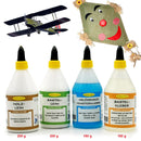 Kleber 4er Set-Mix Bastelkleber Bastelleim Holzleim Fensterkleber Leim