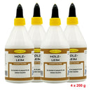 Holzleim 4x 200g Holzkleber Klebstoff Leim Kleber Lösemittelfrei
