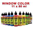 Window Color Fenstermalfarben 15 Farben + Malvorlage