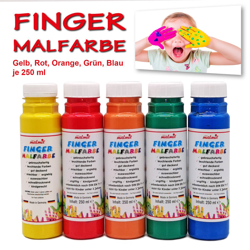 Mega KREATIV & FREIZEIT Set Acrylfarbe Malfarbe Fingerfarbe Window Color Kleber