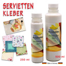 HOBBY COLL® Serviettenkleber Kleber & Lack Serviettenlack 250ml - 500ml Glänzend