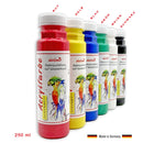 Acrylfarben 6er Set je 250 ml Künstler Malfarben hochdeckend Seidenmatt Pouring