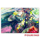 Acrylfarben 10er Set je 500 ml Künstlerfarben Acryl Malfarben Seidenmatt Pouring