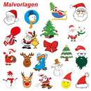 Window Color Weihnachten Set 20 Fenstermalfarben Fensterfarben Malfarben Dekor